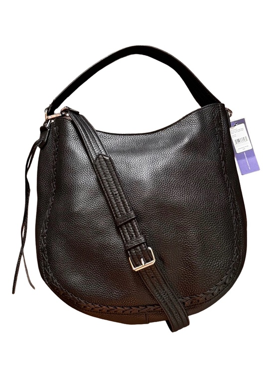 Rebecca Minkoff Handbags - Rebecca Minkoff Black Leather Hobo with Whipstitch